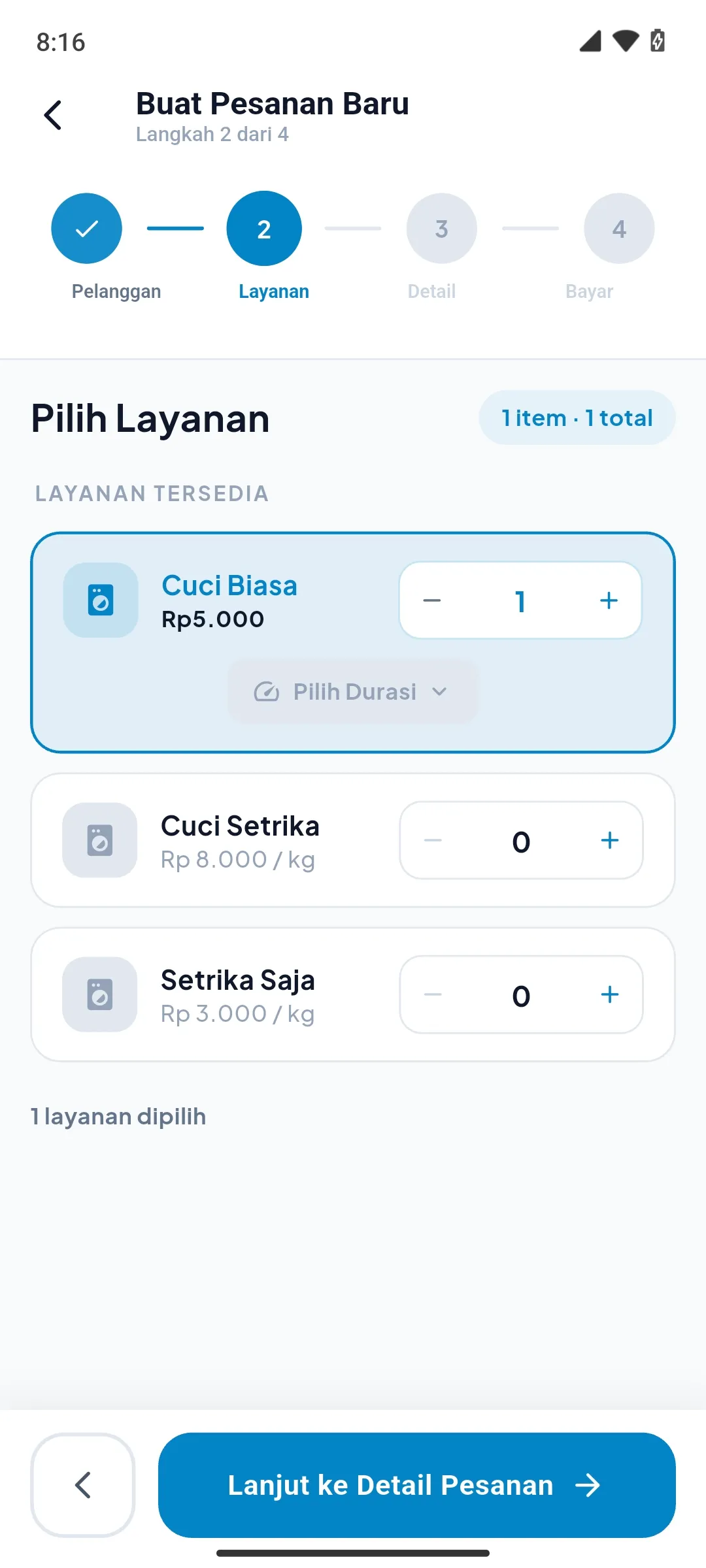 Pilih Layanan - frame 2